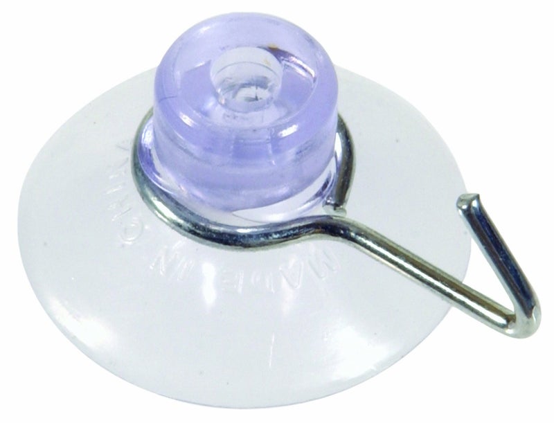 HOMEPAK SetScrewKits 121059 Small Suction Cup with Hanger Clear 4 Piece
