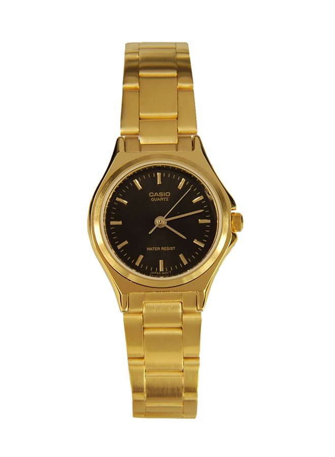 CASIO Women Stainless Steel Analog Quartz Watch LTP-1130N-1A - 36 mm - Gold - Image 1