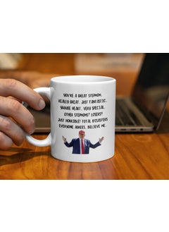 Bexdore President Donald Trump Funny Trump Stepmom Coffee Mug Themed Joke Gift for Mother's Day  - Image 3