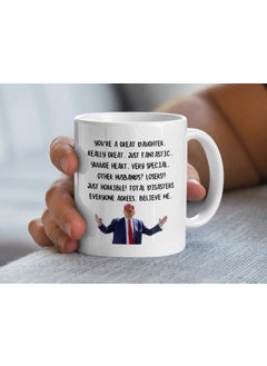 Bexdore President Donald Trump Funny Trump Stepmom Coffee Mug Themed Joke Gift for Mother's Day  - Image 1