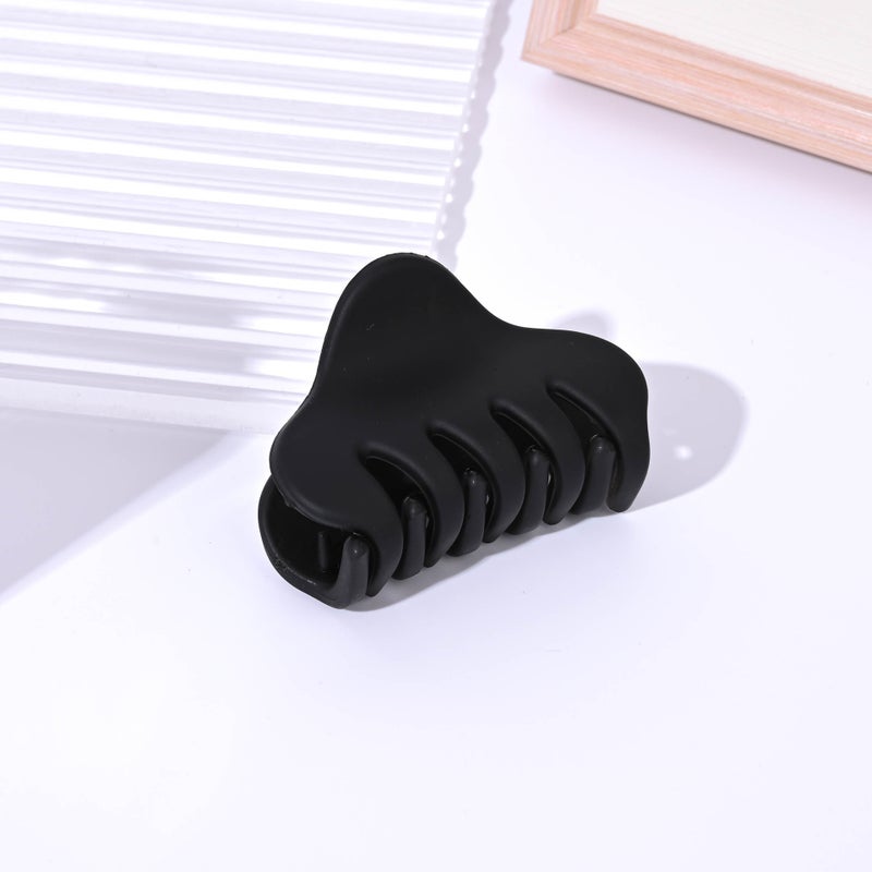 4.5Cm Medium Milk Tea Triangle Simple Hair Clip Women'S High Pone-Tail Half-Length Hair Claw -Selling Hair Accessories - Image 1