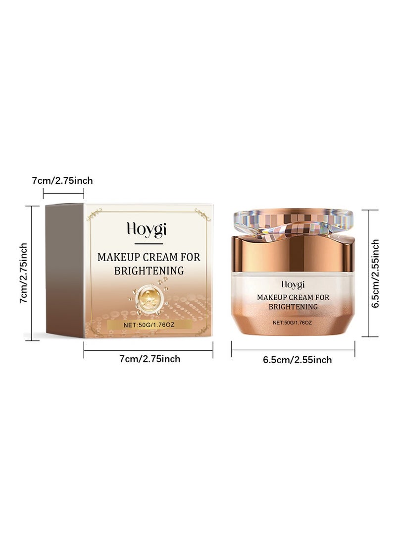 Hoygi - Nicotinamide Precious Tone-up Cream- Makeup Cream for Toning up,  Moisturizing, Nourishing and Smoothing -  Lasting Hydrating & Sebum Control Face and Body 1.76OZ - Image 1