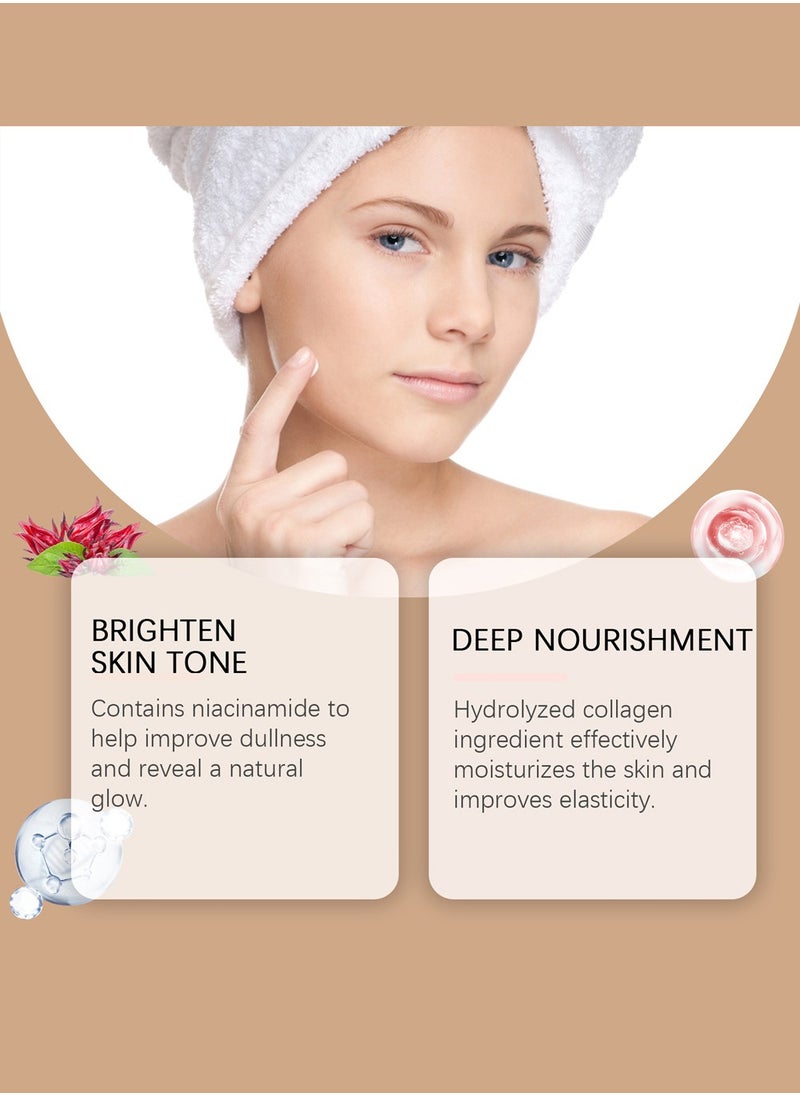 Hoygi - Nicotinamide Precious Tone-up Cream- Makeup Cream for Toning up,  Moisturizing, Nourishing and Smoothing -  Lasting Hydrating & Sebum Control Face and Body 1.76OZ - Image 1