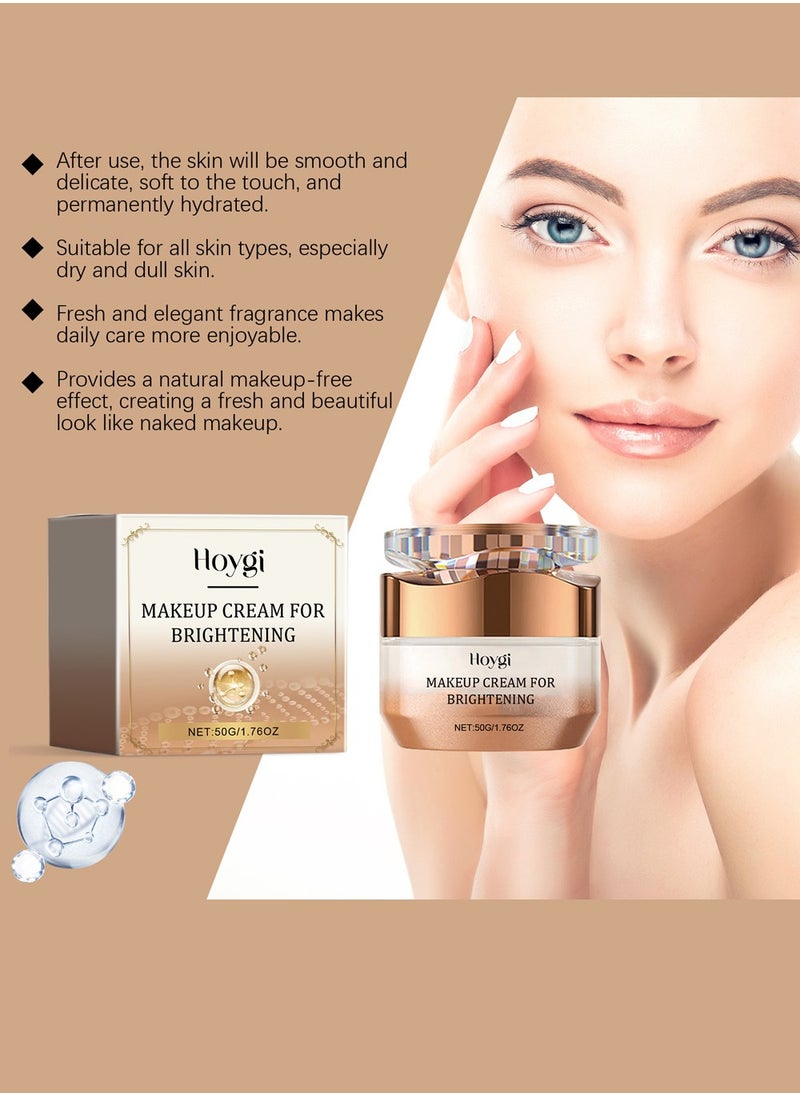 Hoygi - Nicotinamide Precious Tone-up Cream- Makeup Cream for Toning up,  Moisturizing, Nourishing and Smoothing -  Lasting Hydrating & Sebum Control Face and Body 1.76OZ - Image 1