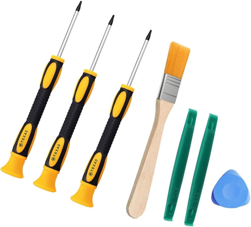 7pcs Screwdriver Set for 360 Gamepad Repair Tool Kit with T8 Magnetic Star Bits, Hand Tools for Controller Disassembly and Maintenance - Image 1