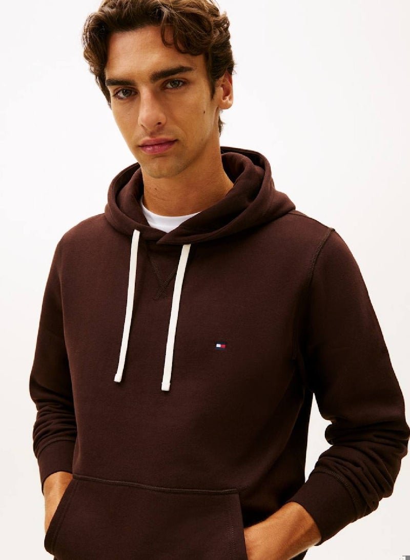 تومي هيلفيغر هودي ناعم مطرز بالعلم - Image 5