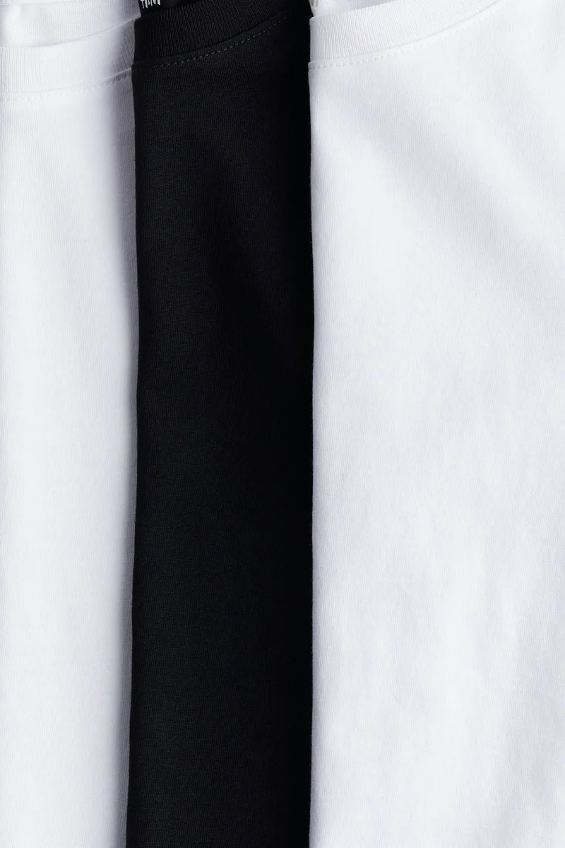 H&M 3-pack jersey tops