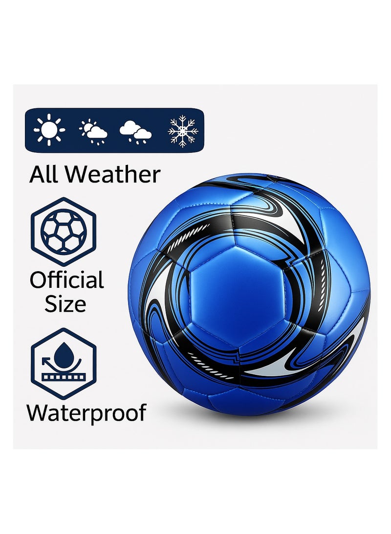diu toyz Football Official 5 Blue Tornado - Image 2
