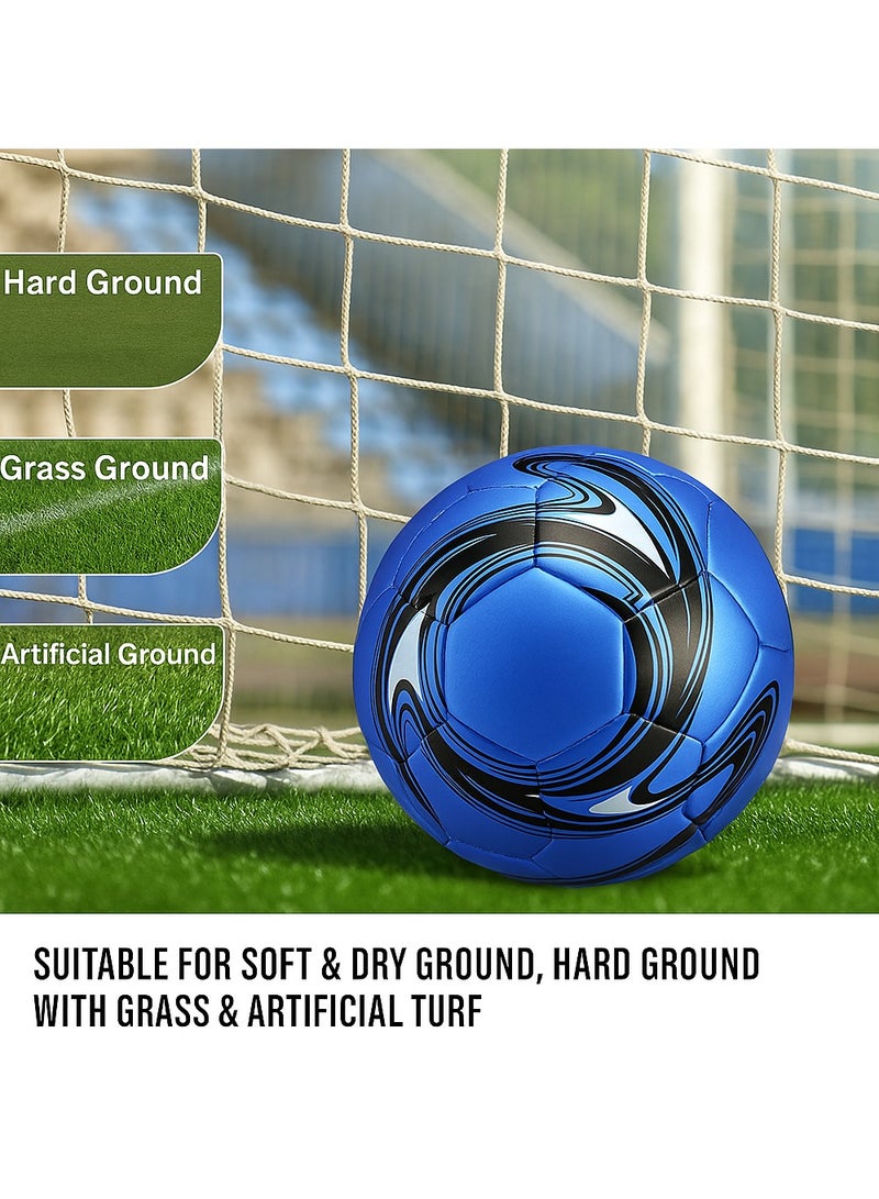 diu toyz Football Official 5 Blue Tornado - Image 4