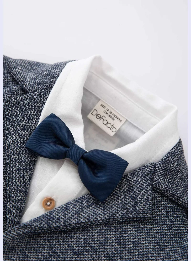 DeFacto 3 Pack BabyBoy Regular Fit Shirt Neck Woven Set