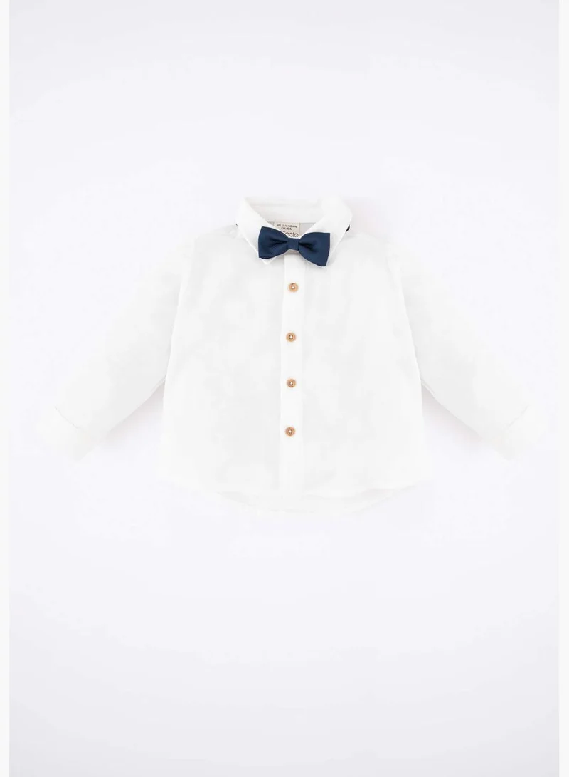 DeFacto 3 Pack BabyBoy Regular Fit Shirt Neck Woven Set