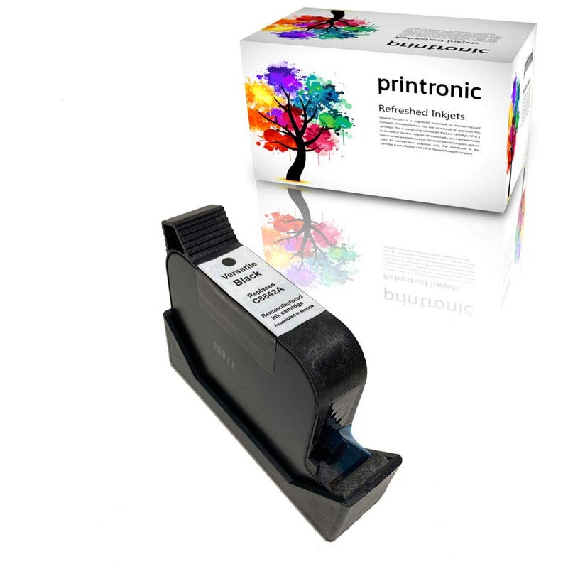 Printronic Remanufactured Ink Cartridge Replacement for HP C8842A Versatile Black Ink Cartridge