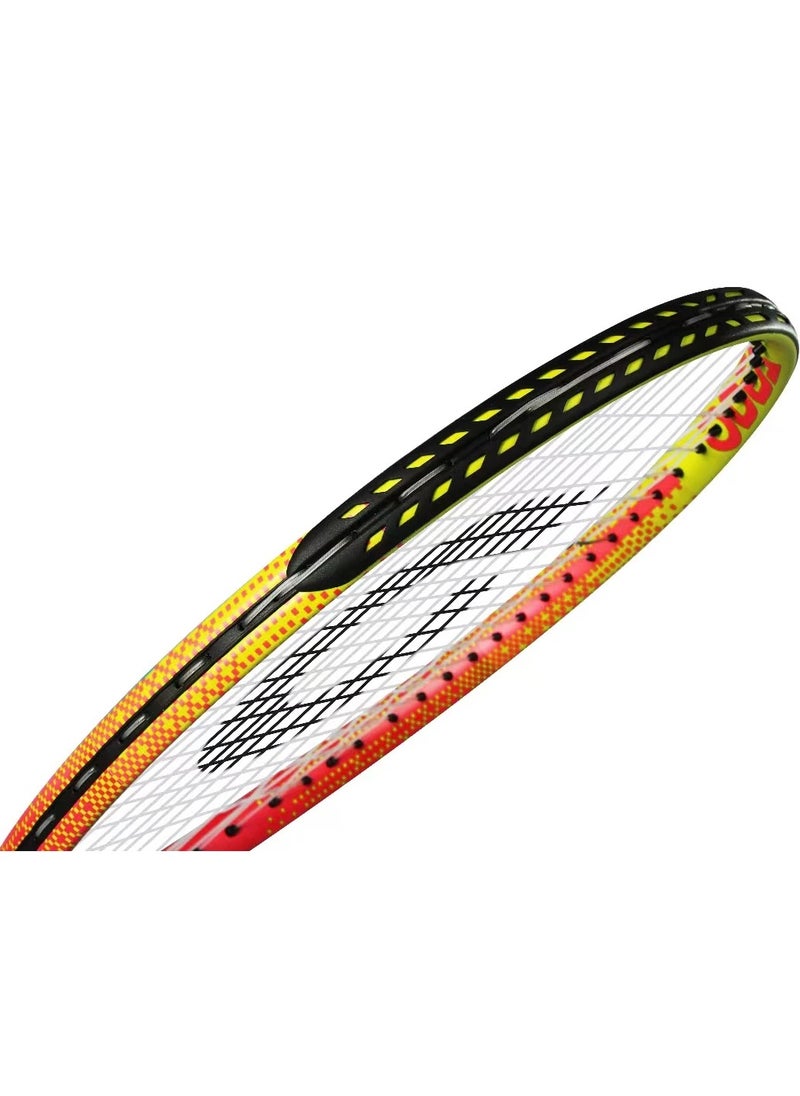 ODEA - 3501-25 Inch Junior Tennis Racquet With Bag, YellowxRed - Image 1
