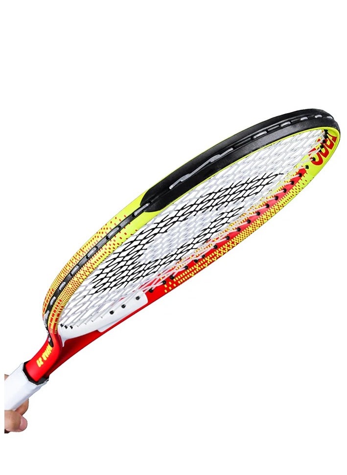 ODEA - 3501-25 Inch Junior Tennis Racquet With Bag, YellowxRed - Image 1