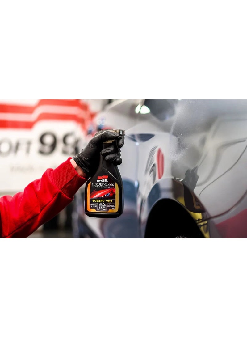 SOFT99 Luxury Gloss – Deep Shine & Paint Protection Spray 500ml (Made in Japan) - Image 4