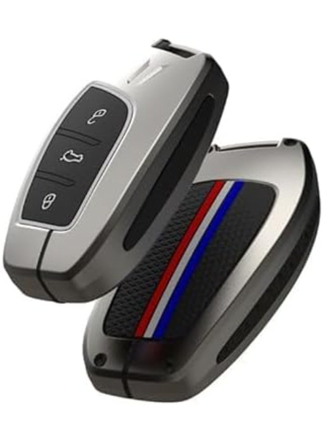 UShop U-Shop Metal Protective Cover ✔ for Car Remote Key Compatible with MG - Image 2