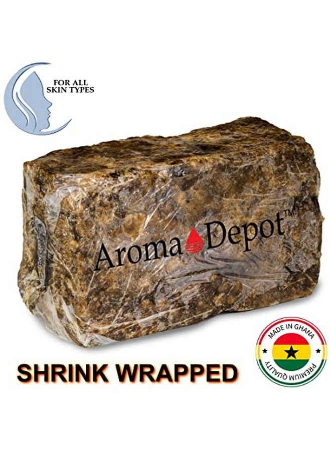 Aroma Depot 1 رطل صابون أسود أفريقي / 16 أونصة 100% صابون خام طبيعي لإزالة حب الشباب والأكزيما والصدفية والندبات غسول الوجه والجسم مصنوع يدويًا بواسطة أروما ديبوت - Image 4