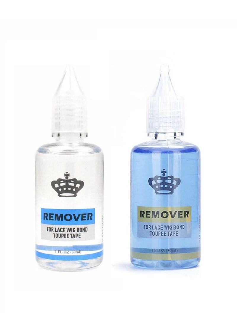 pack 2 Removes Hair Glue, Wig Tape, Double Sided Extension Tape,30ml Tape Remover for Hair Extensions Remover for Lace Wig Bond Toupee Tape in Hair Extensions Adhesive - Image 4