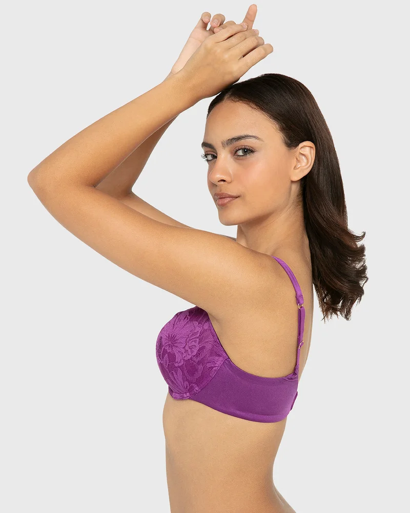 لا سينزا La Senza Lightly Lined Wired Lace Bra