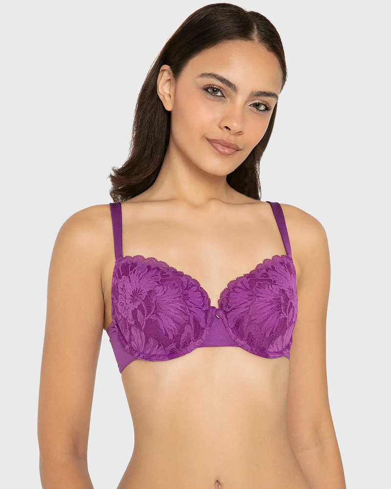 لا سينزا La Senza Lightly Lined Wired Lace Bra