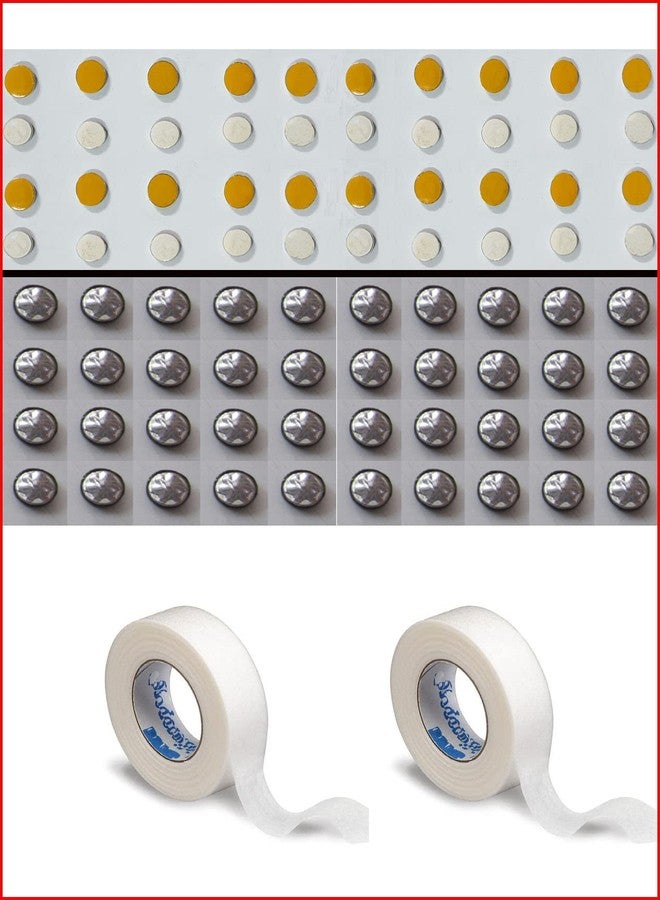 ANCS Sujok Star-40pc, Byol-40pc, Megnets Medeum Size Diameter-(5mm) & Paper Tape-2pc Half Inch - Image 2