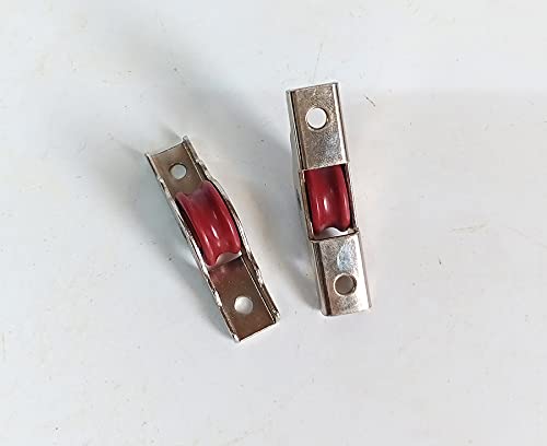 Aluminium Window Wheel Maroon 6 Pcs 18mm - Image 2