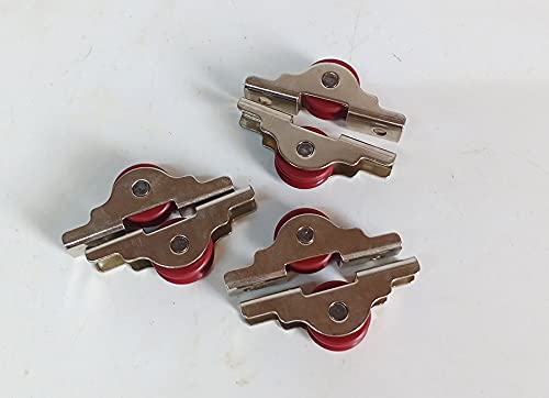 Aluminium Window Wheel Maroon 6 Pcs 18mm - Image 1