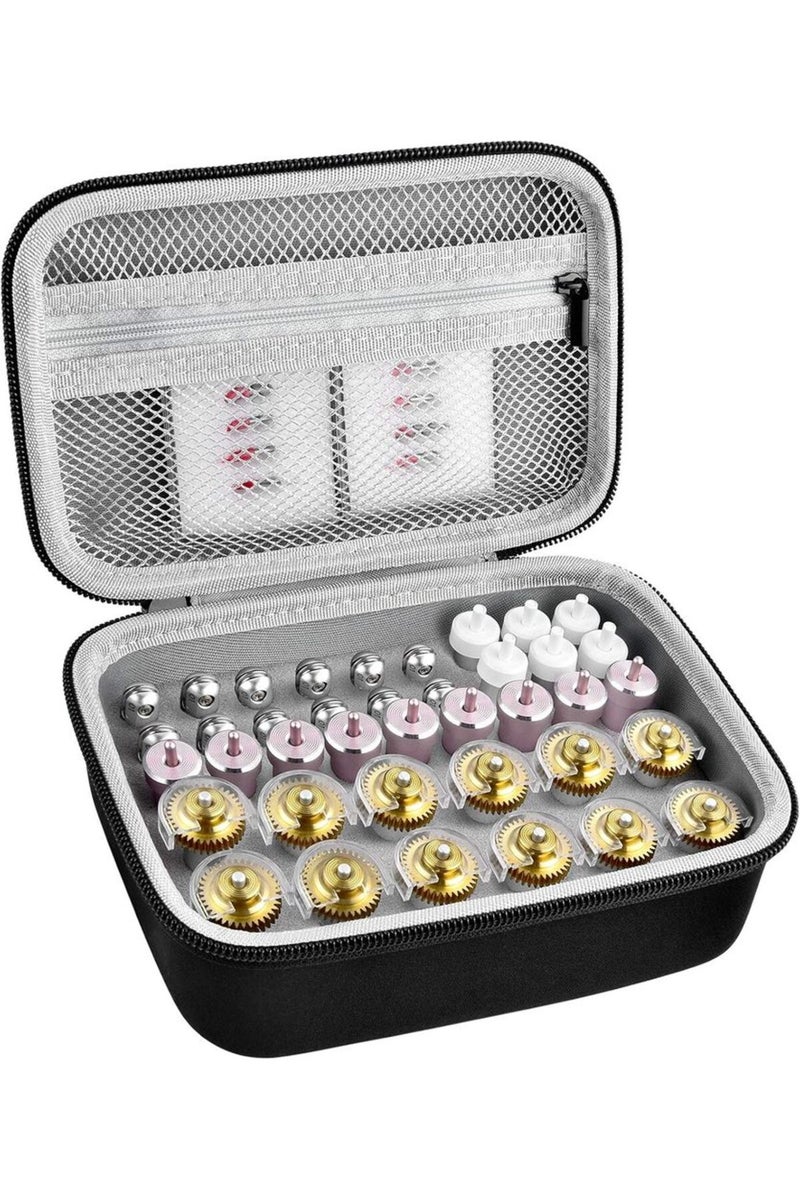 علبة تخزين شفرات الحرف اليدوية السوداء، صندوق تنظيم متعدد الاستخدامات للأدوات والملحقات الدقيقة، أدوات الحرف اليدوية