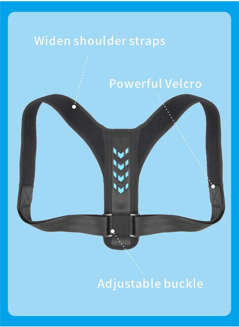 Posture Corrector for Women and Men, Adjustable and Fully Back Support Improve Back Posture and Lumbar Support
