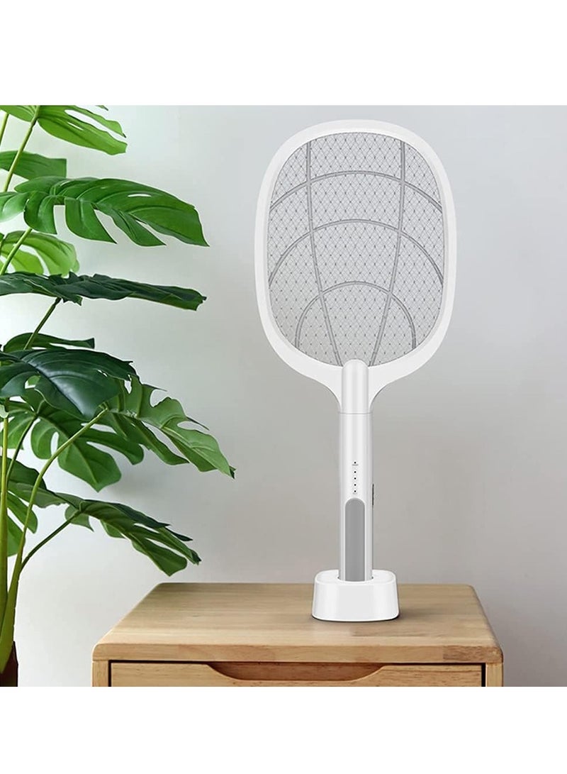 Electric Bug Zapper Racket Mosquito Killer Fruit Fly Swatter Zap Two-In-One USB Rechargeable Electronic Swatter Pest Control - Image 3