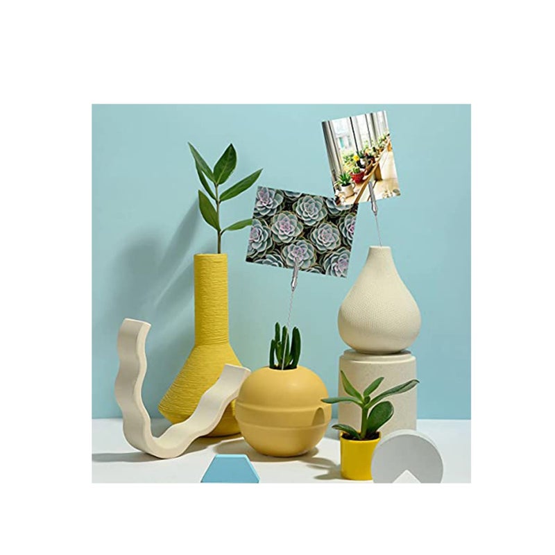 Zikra Metal Wire Alligator Clips 40 PCS Long-Tailed Alligator Clamp Photo Clip Holder Alligator Clips for Crafts DIY Card Photo Memo Clip Holder - Image 3