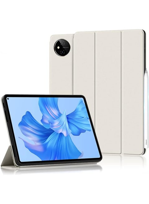 Case For Huawei Matepad Pro 11 2024 2022 Tablet Case Leather Folding Stand All Inclusive Protection Tablet Case For Huawei Matepad Pro 11 2024 2022 Without Pen Huawei Matepad Pro 11 White