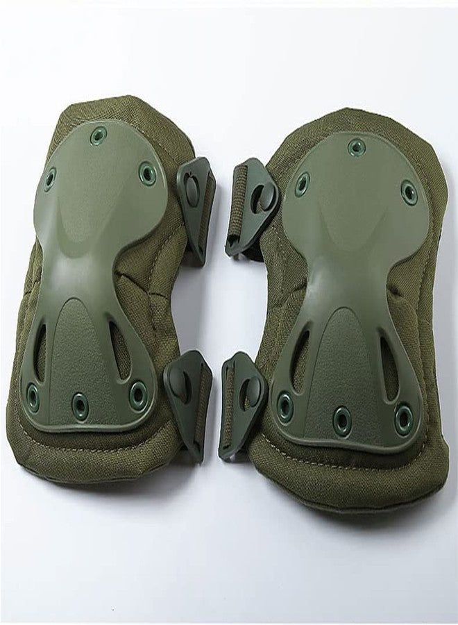 Linist Tactical Knee Pads Elbow Pads Outdoor Sports Combat Knee & Elbow Protective Pads-Green - Image 3