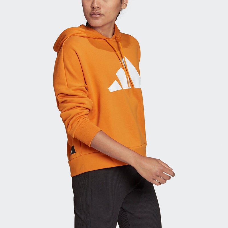 Adidas (WMNS) adidas FUTURE ICONS Hoodie 'Orange' - Image 4