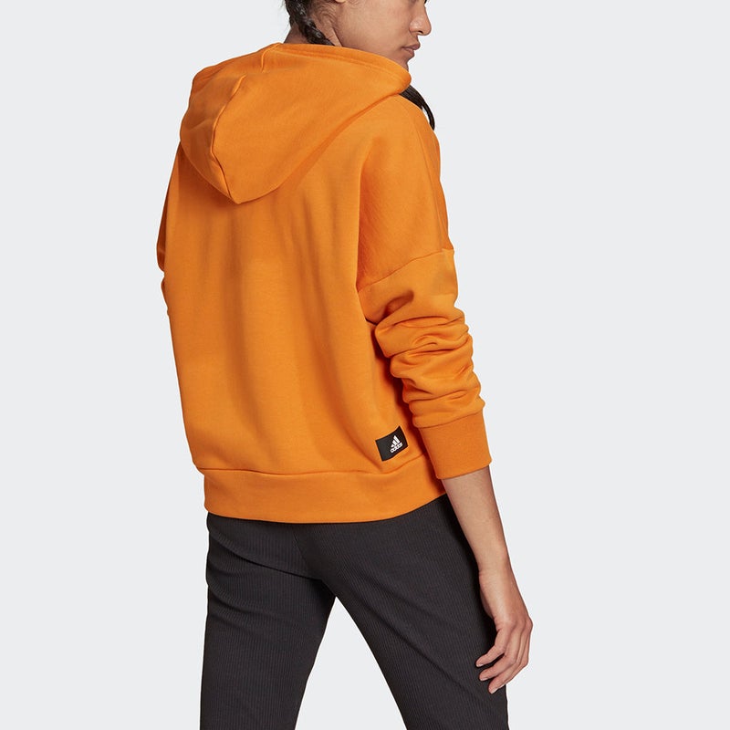 Adidas (WMNS) adidas FUTURE ICONS Hoodie 'Orange' - Image 3