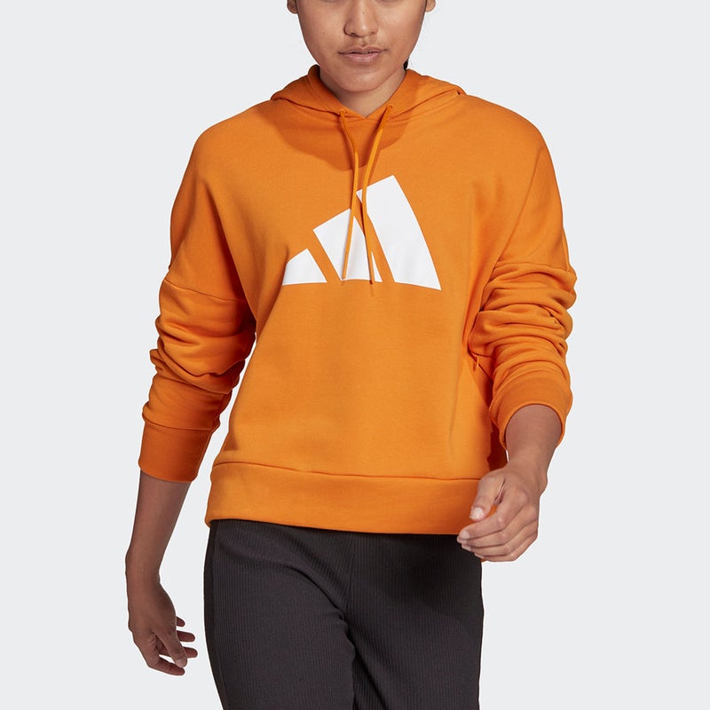 Adidas (WMNS) adidas FUTURE ICONS Hoodie 'Orange' - Image 2
