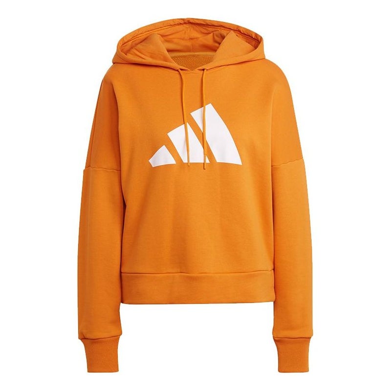 Adidas (WMNS) adidas FUTURE ICONS Hoodie 'Orange' - Image 1