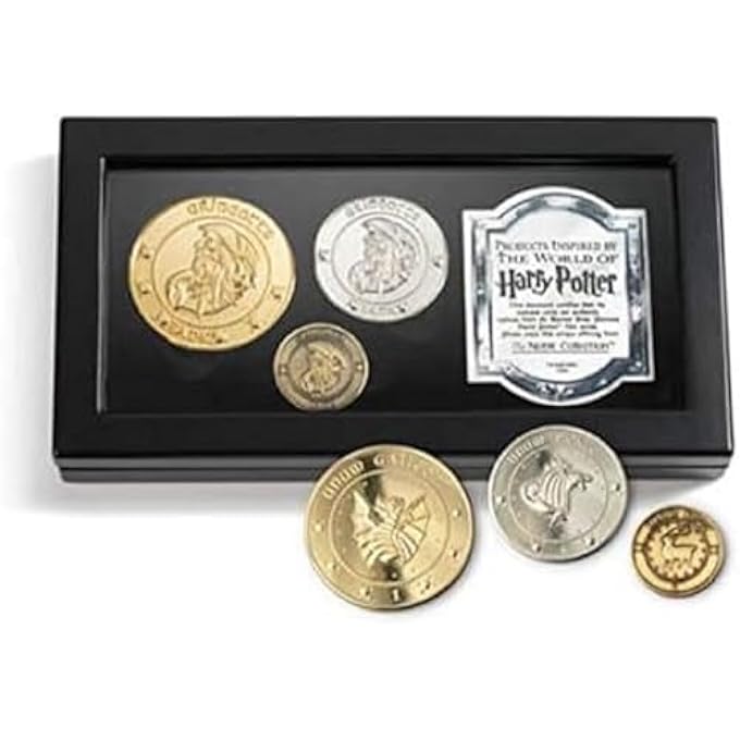 0812370011032 HARRY POTTER REPLICA GRINGOTTS GOBLINS COINS