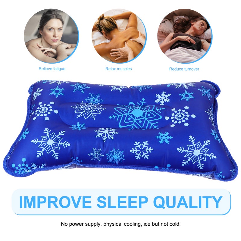 1 Pc Ice Pillow Colling Pillow for Lunch Break Cool Pillow Ice Pillow - Image 3