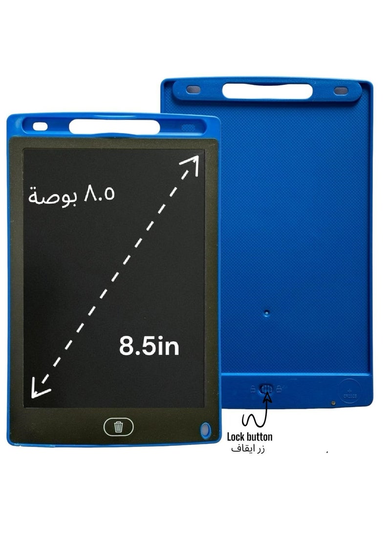 8.5" Drawing, Sketching & Writing Interactive LCD Tablet for Kids & Grown-ups (Blue)  - Image 5