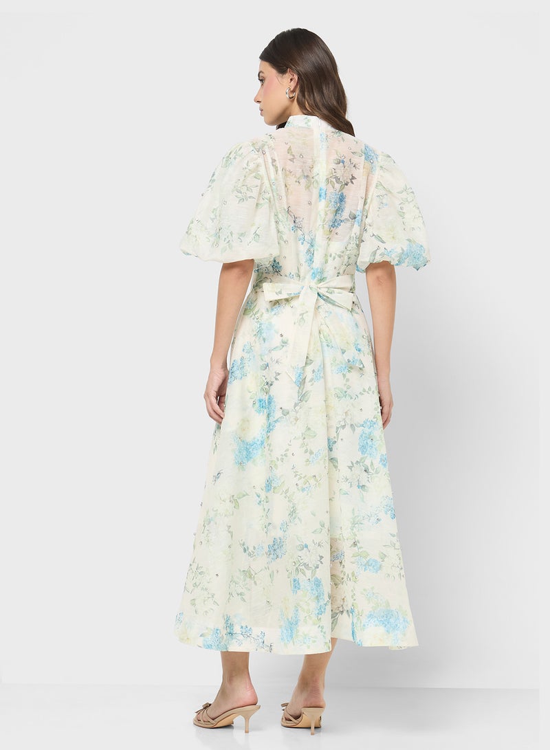 ELLA Floral Lace Dress - Image 2