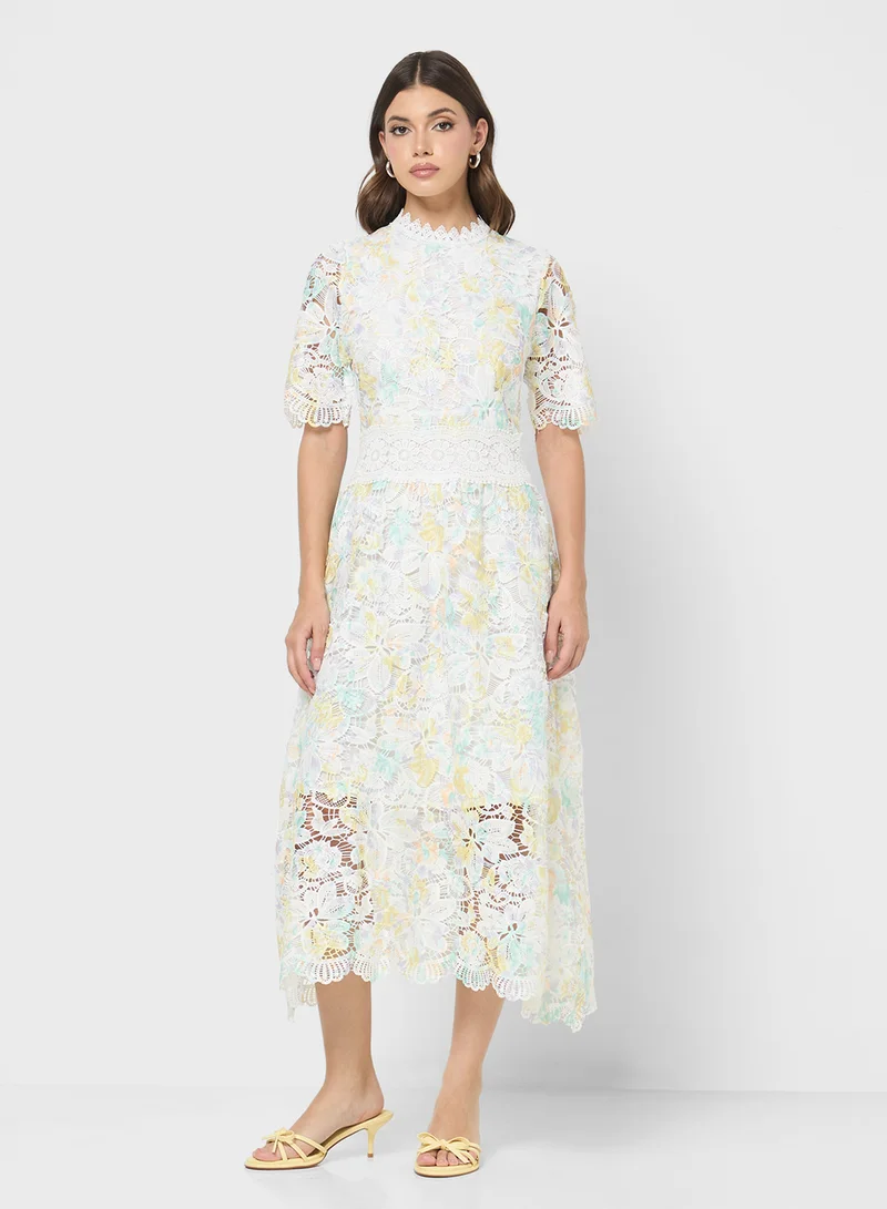 ELLA Floral Lace Dress
