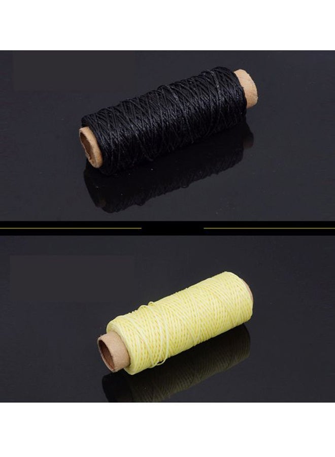 NIBEMINENT 48-Piece Leather Craft Tools Kit Silver/Black/Brown - Image 5