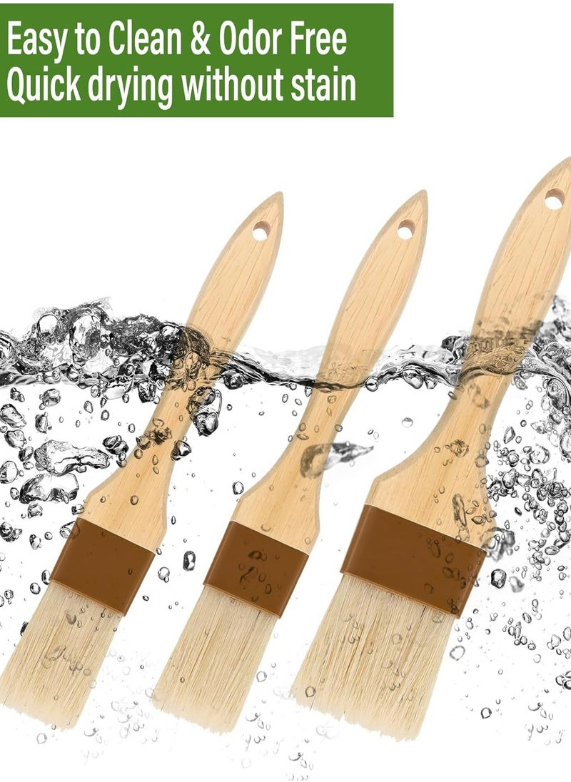 3 Pack Pastry Brush Butter Brush BBQ Brush for Oil & Sauce，Wooden Handle Food Brush for Baking - pzsku/ZBCD79A6F34B94ECEEE1FZ/45/_/1736233456/12db86f2-d92a-485f-b15a-90b85d71dd4d