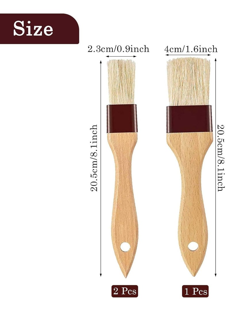 3 Pack Pastry Brush Butter Brush BBQ Brush for Oil & Sauce，Wooden Handle Food Brush for Baking - pzsku/ZBCD79A6F34B94ECEEE1FZ/45/_/1736233477/cadd7029-7e59-4421-84ae-bc7e1f614f97