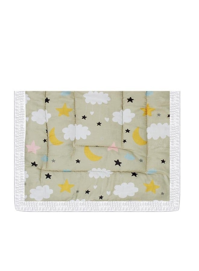 ONDOLL Newborn Baby Pom Pom Cotton Baby Bed | Godari | Cradle Bed | Crib Sheet | Changing Mat Baby Godadi |Bedding Set | Mattress_Pack of 1 Piece_(20 * 30 Inch)_(V_i_668677_Multicolor) - Image 2