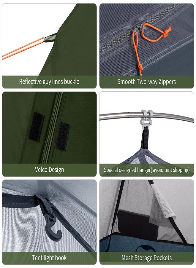 Naturehike Cycling Ultralight 1 Man Tent + Mats  - Image 4