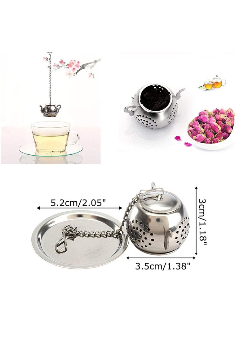 Cool Baby Stainless Steel Tea Infuser Tea Leaf Filter Herbal Strainer Tea Bag Spice Soup Cooking Infuser - Image 2