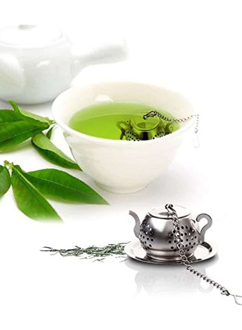 Cool Baby Stainless Steel Tea Infuser Tea Leaf Filter Herbal Strainer Tea Bag Spice Soup Cooking Infuser - Image 4