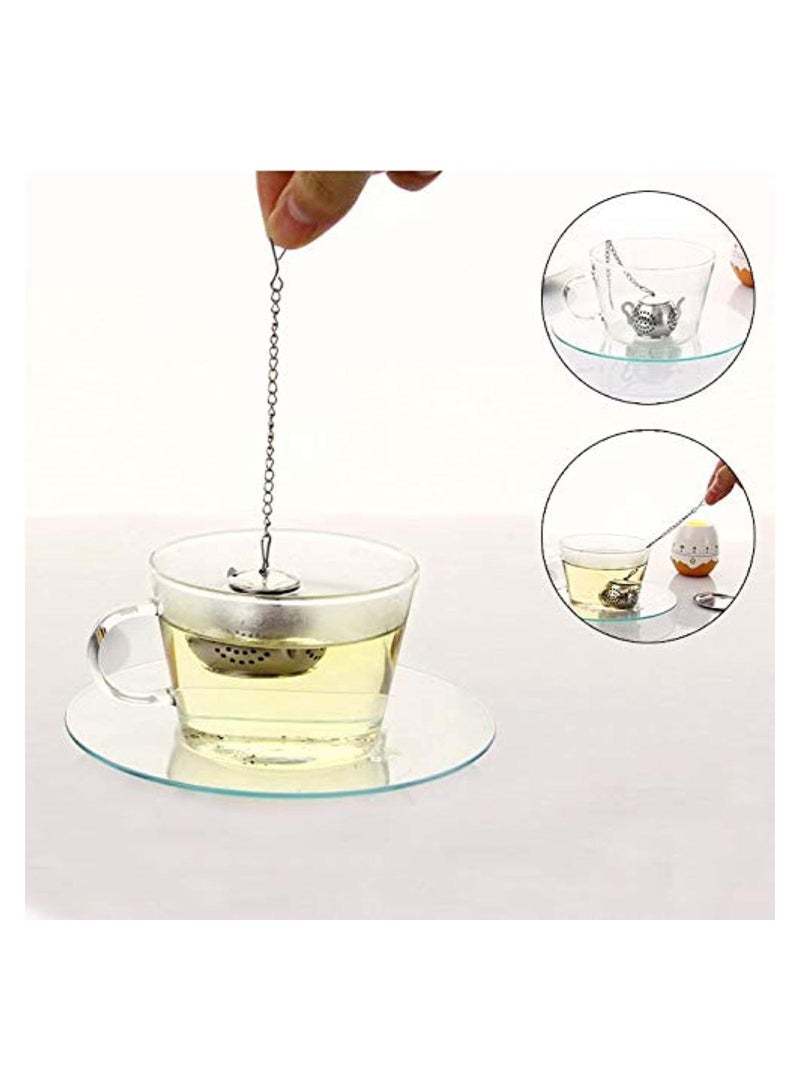 Cool Baby Stainless Steel Tea Infuser Tea Leaf Filter Herbal Strainer Tea Bag Spice Soup Cooking Infuser - Image 3
